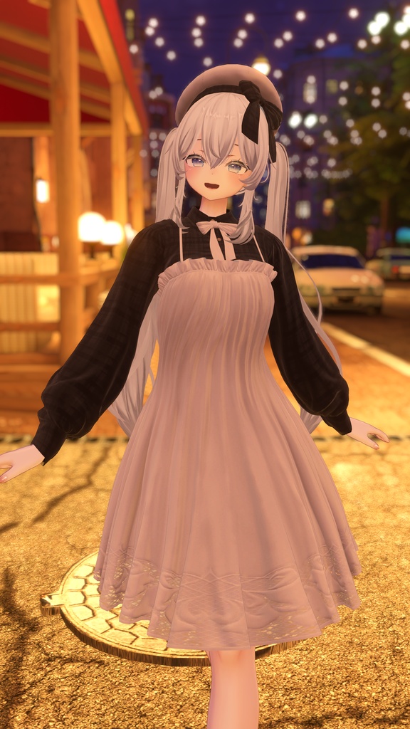 【20-Avatars】☆発売記念セール開催中☆Sleep Layered Dress-ぽやしみレイヤードワンピース【しなの輝夜ラムネまよ対応】