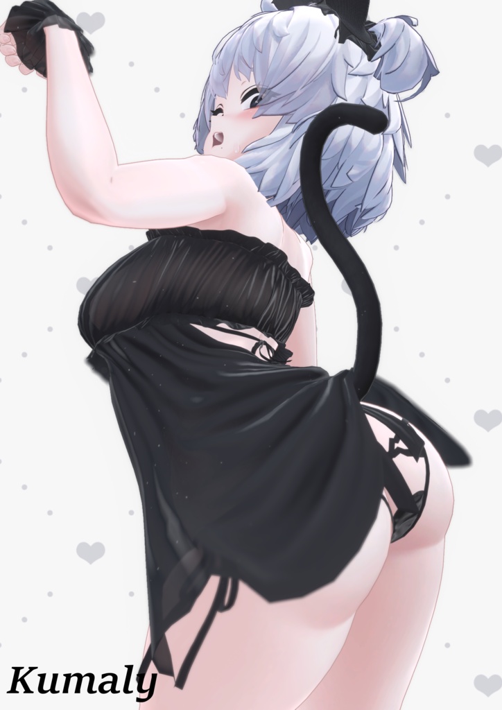 【21-Avatars】StrayNeko Lingerie-迷い猫ランジェリー【しなの輝夜ラムネまよ対応】