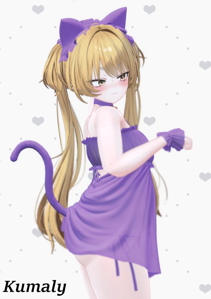 【21-Avatars】StrayNeko Lingerie-迷い猫ランジェリー【しなの輝夜ラムネまよ対応】