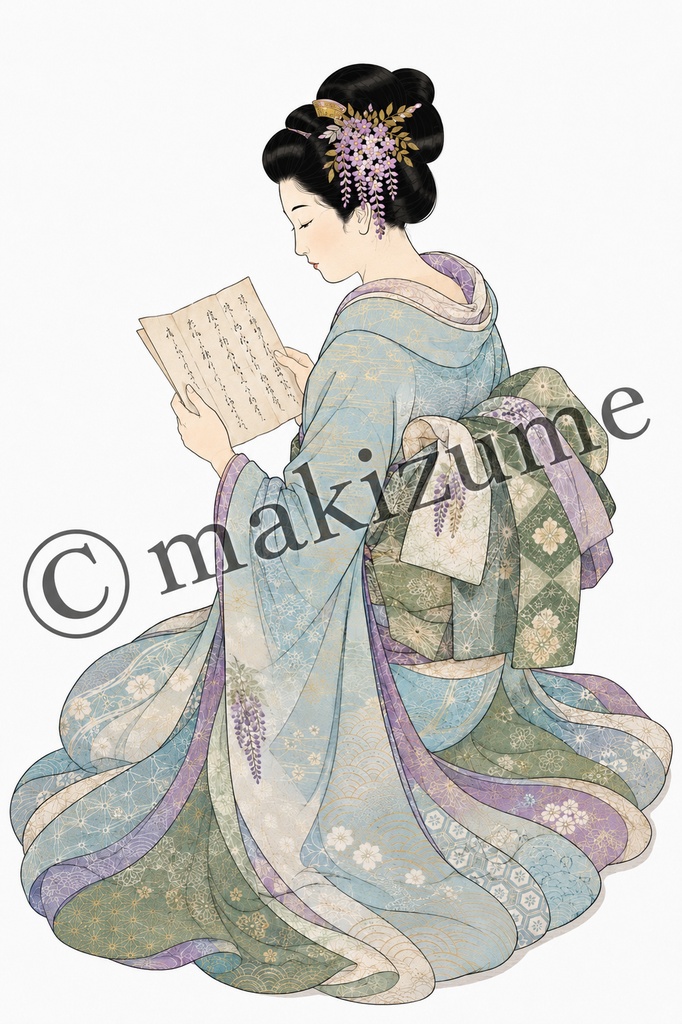 藤美人 〜浮世絵〜 コラージュ素材