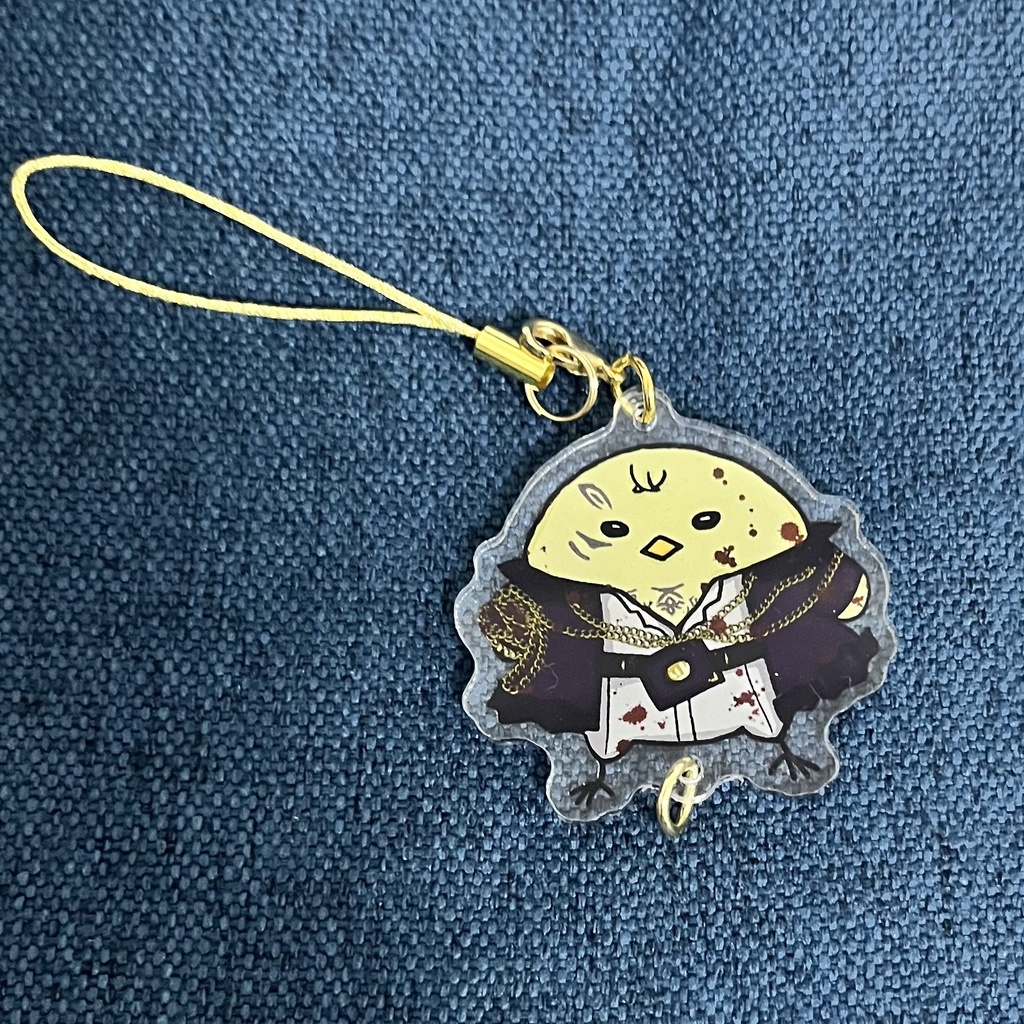 【再販】ひよこシンクレアアクキーなかゆび