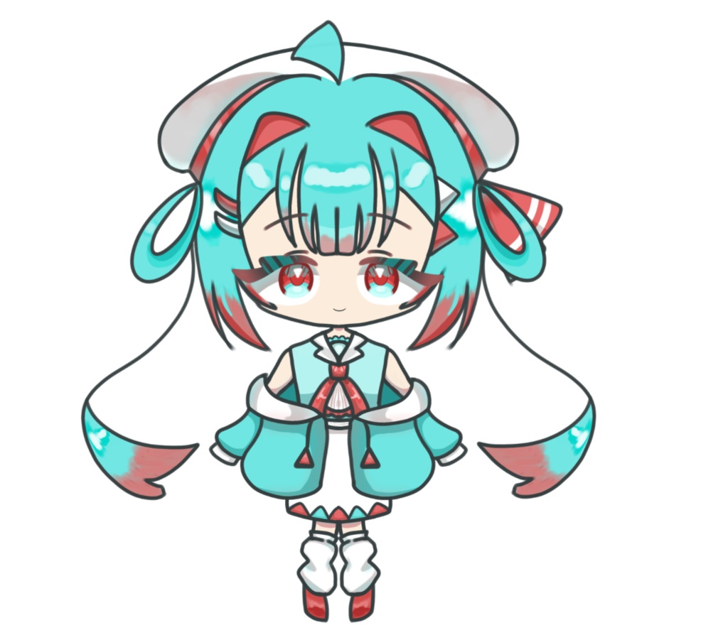 【フリーモデル】ミニキャラLive2D モデル≪荒咬ぺむ≫