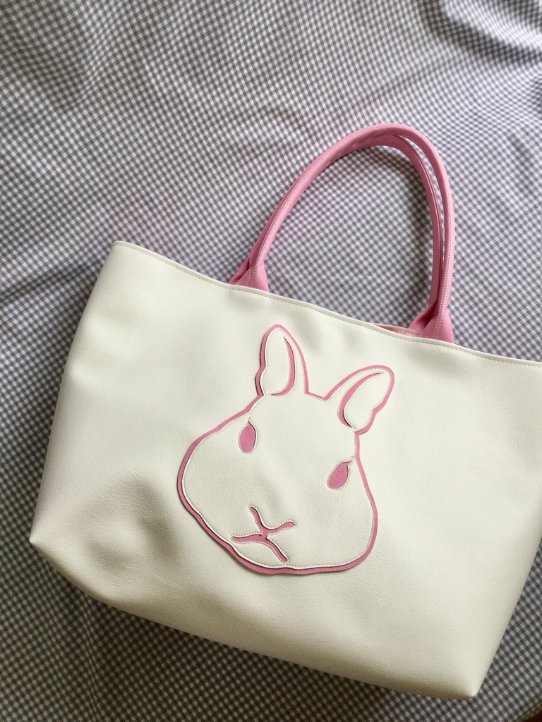 うさぎビッグバッグ 白