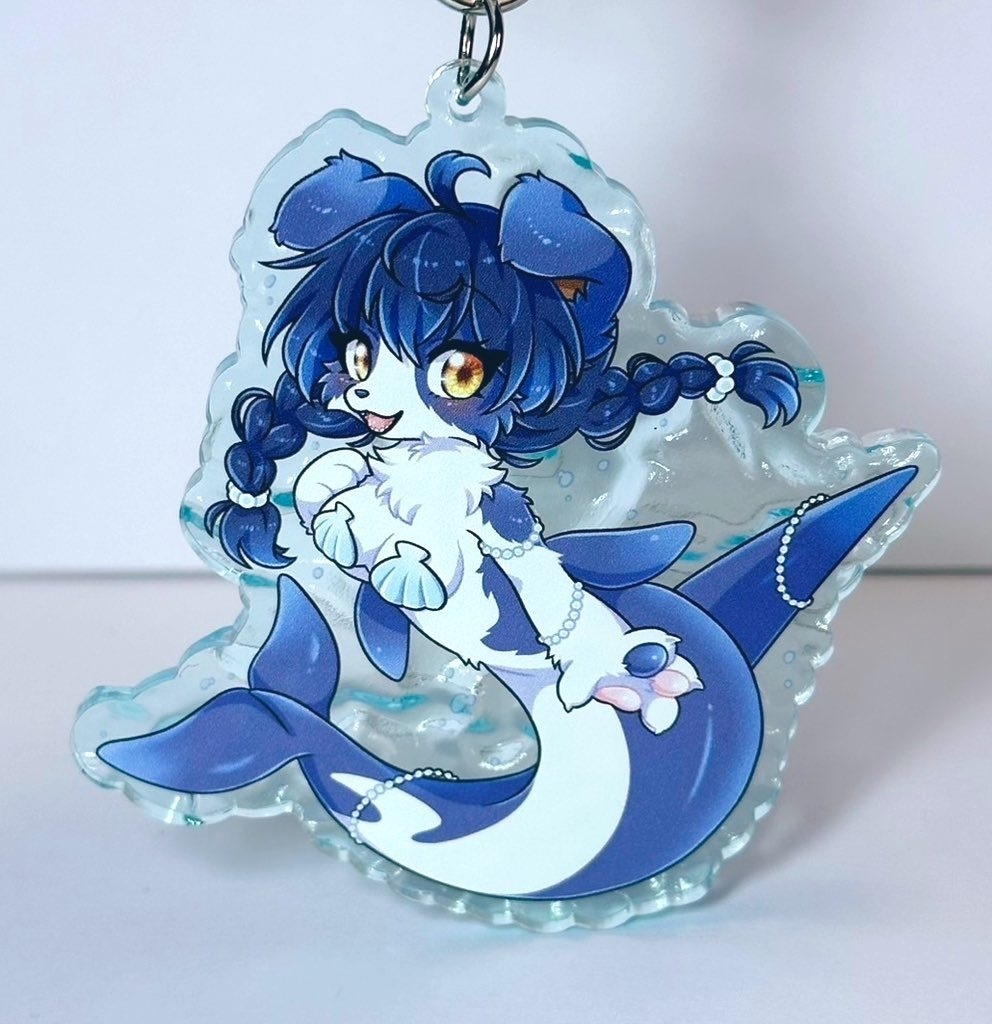 【水面アクリルキーホルダー】シャチコトリタ🐬