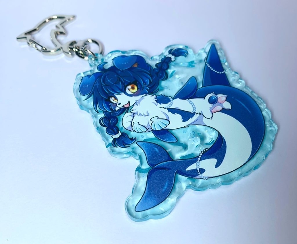 【水面アクリルキーホルダー】シャチコトリタ🐬 - tocotoCotorita - BOOTH