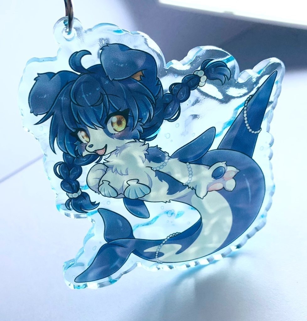 【水面アクリルキーホルダー】シャチコトリタ🐬 - tocotoCotorita - BOOTH