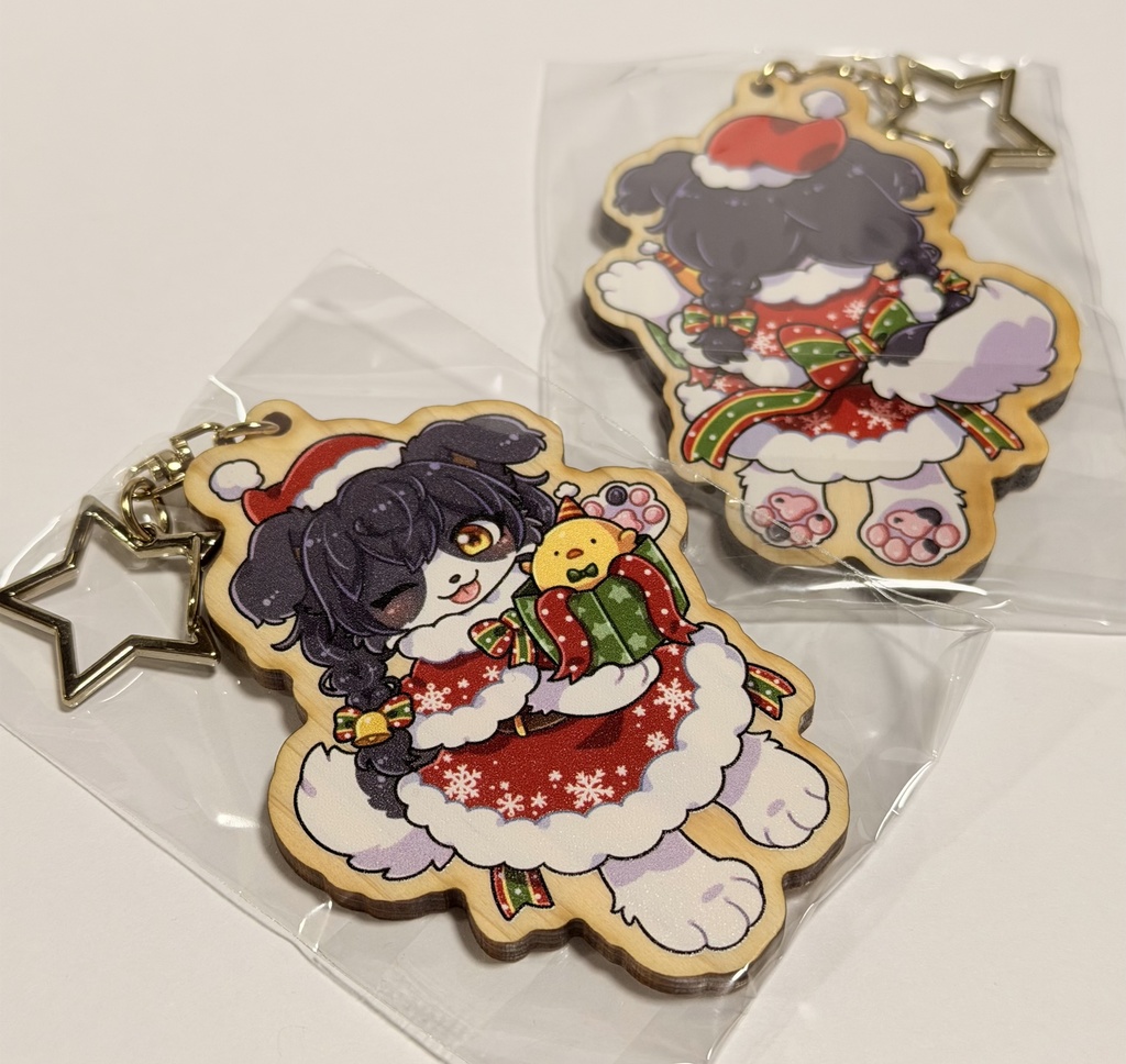 【ウッドキーホルダー】サンタコトリタ2023🎅