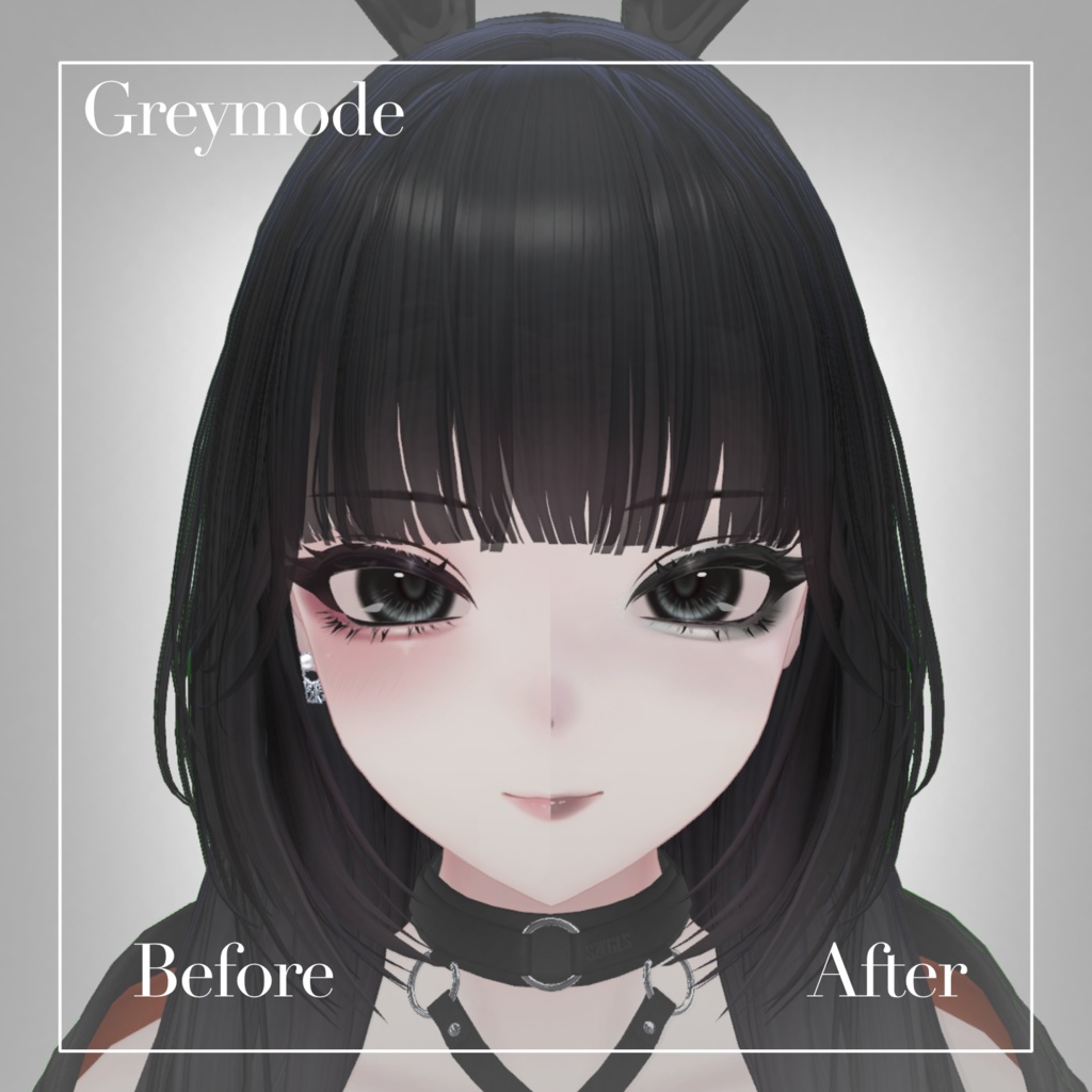 【しゅあん/Shuan対応】tear rose & greymode メイクテクスチャ