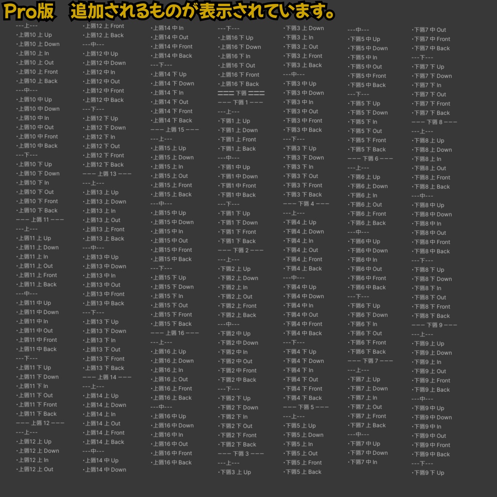 ADDHARD-Rurune Shapekey 『 ルルネ追加シェイプキー 』Supported language 日本語