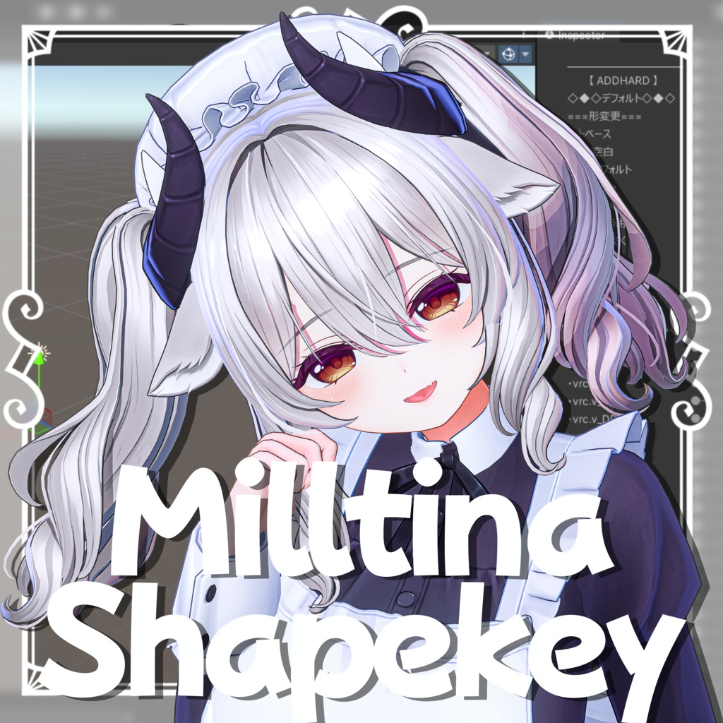 ADDHARD-Milltina Shapekey 『 ミルティナ追加シェイプキー 』Supported language 日本語
