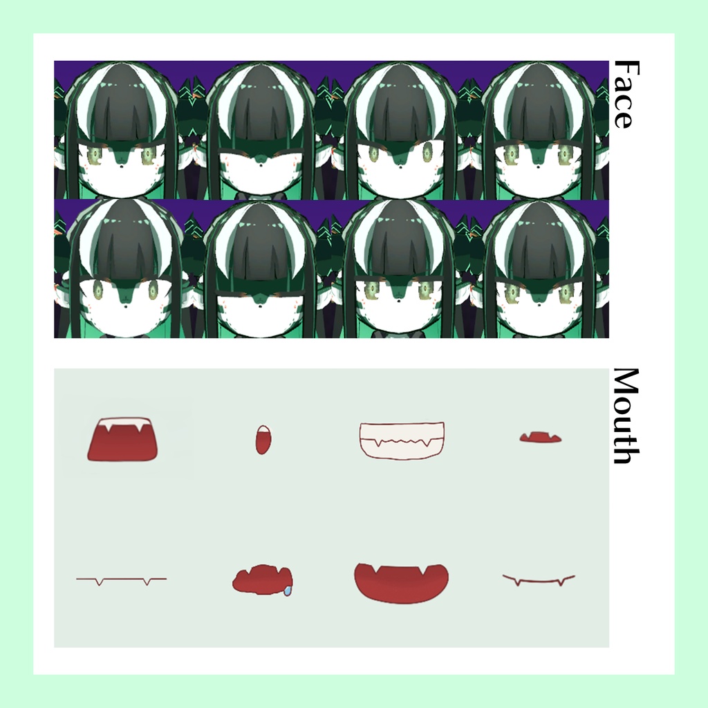 【オリジナル3Dモデル】SD版雨水メブキ【フルトラ対応】
