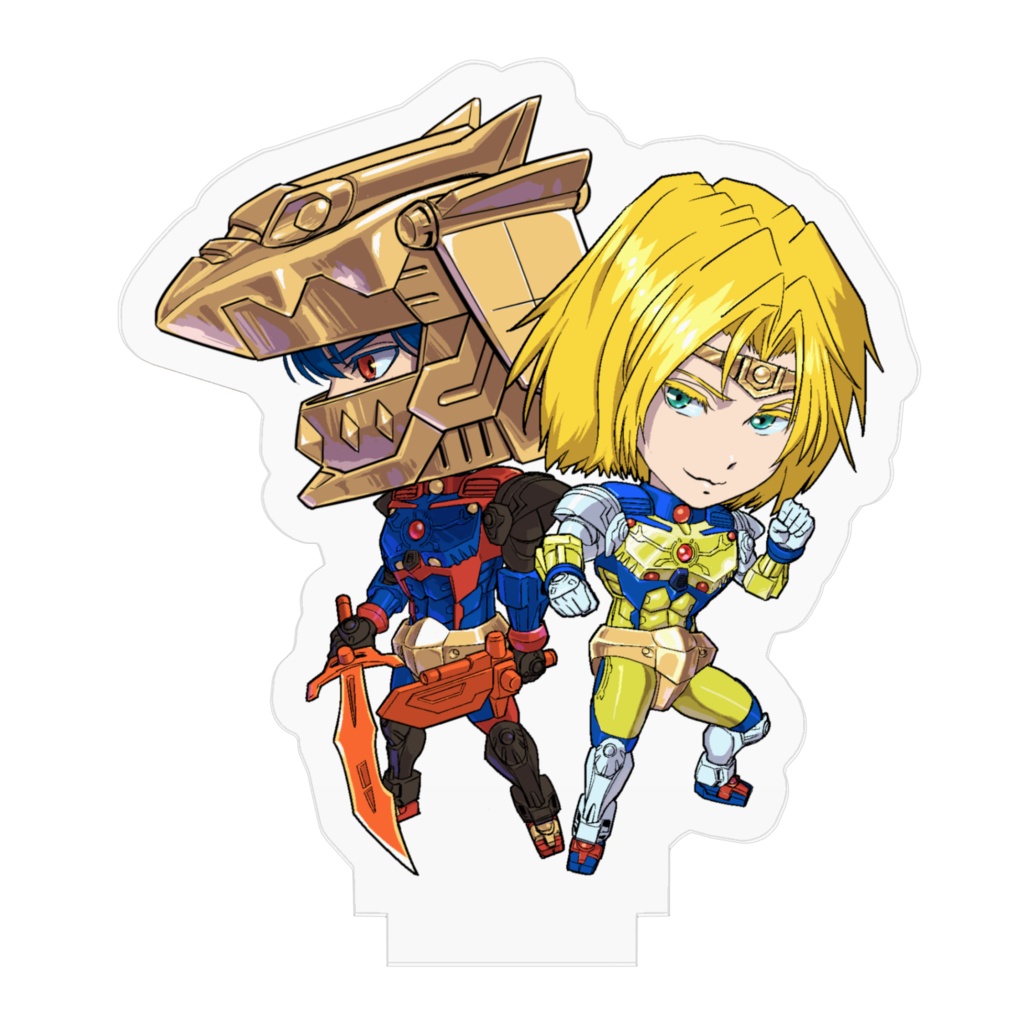 SDソロモン&ゼットアクリルフィギュア