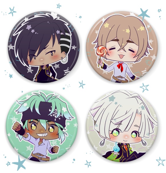 【星ティア】缶バッジ★男子寮②