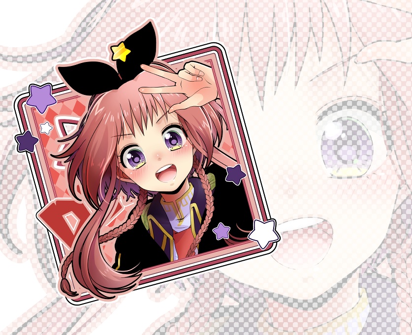 【星ティア】アクキー★ディア(顔アップ)