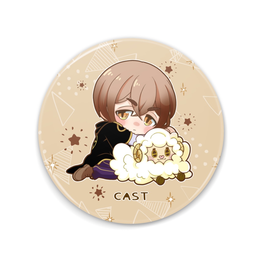 【星ティア】魔物と仲良し缶ミラー★キャスト＆メェール