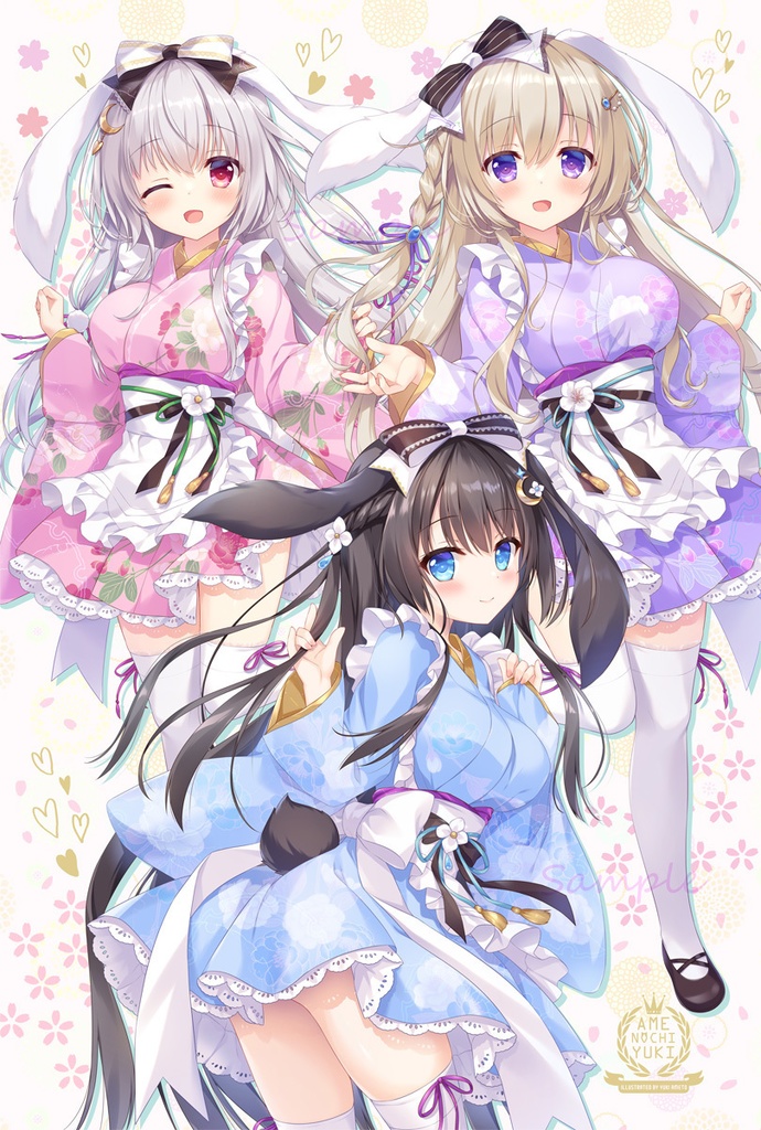 和メイドうさぎ看板娘B1特大タペストリー【春サンクリ新作予約】