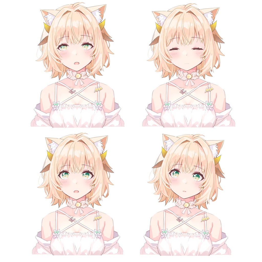 【Live2Dモデル】猫耳少女【VTS対応】(Live2D model: Kawaii cat-ear girl!)