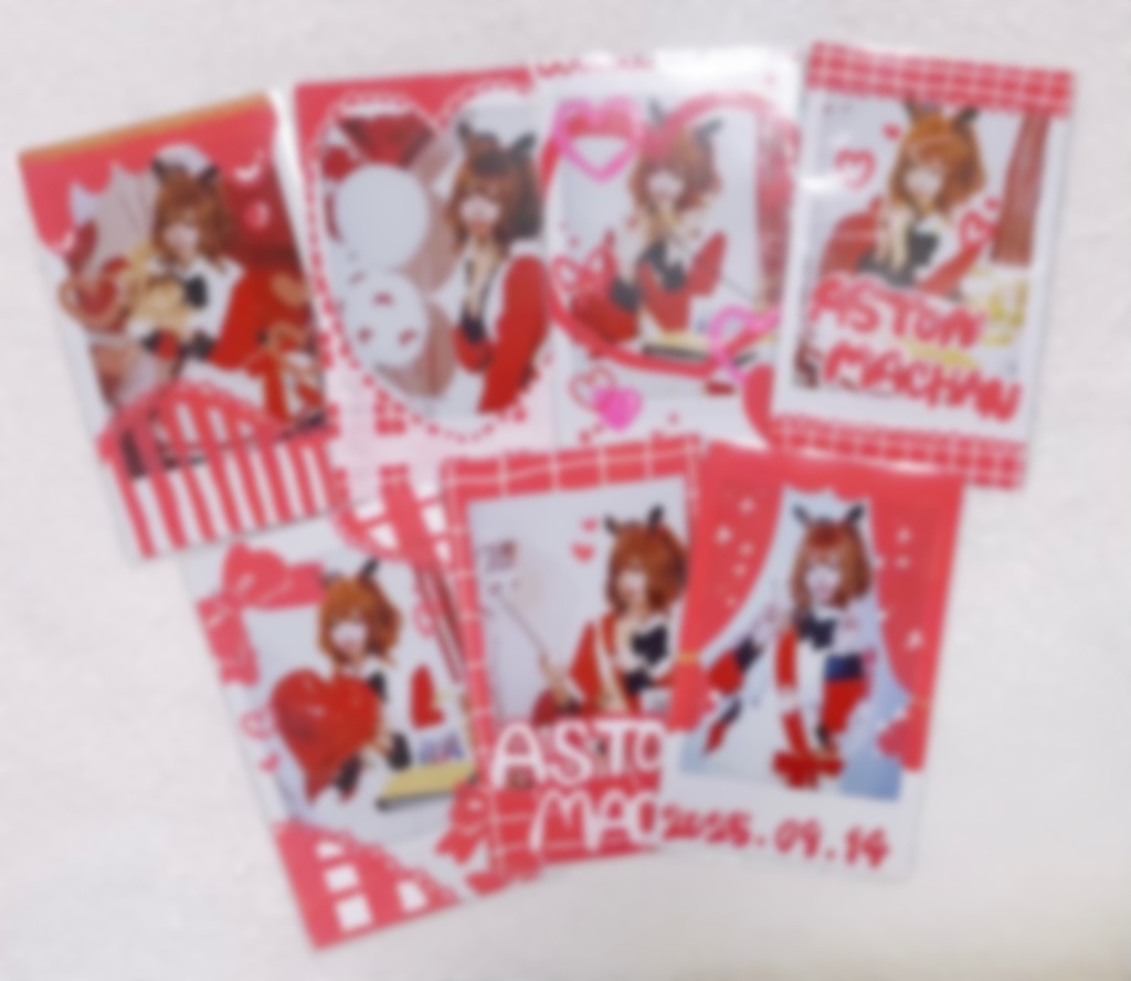 アストンマーチャン 落書き入りチェキ