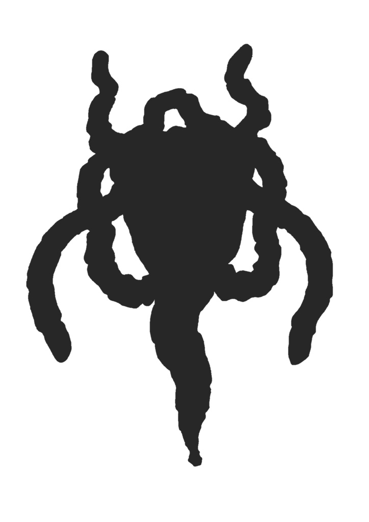 低級妖魔シルエット立ち絵2