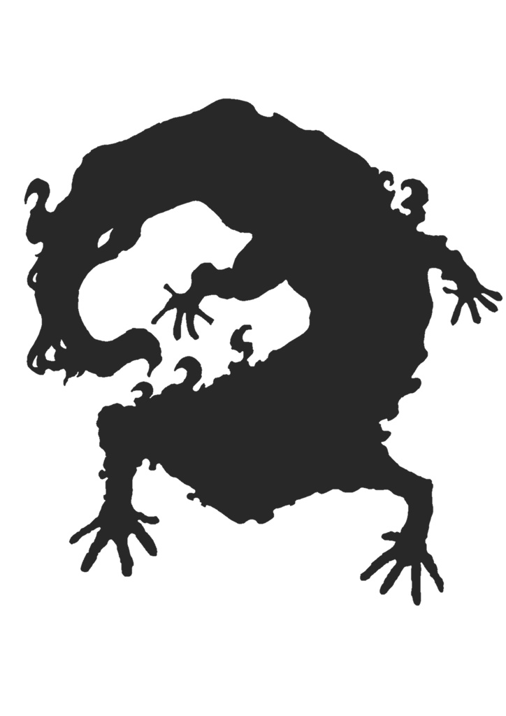 低級妖魔シルエット立ち絵4