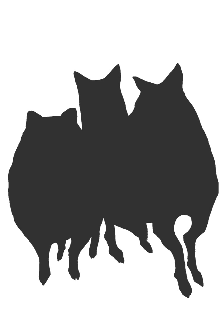 低級妖魔シルエット立ち絵5