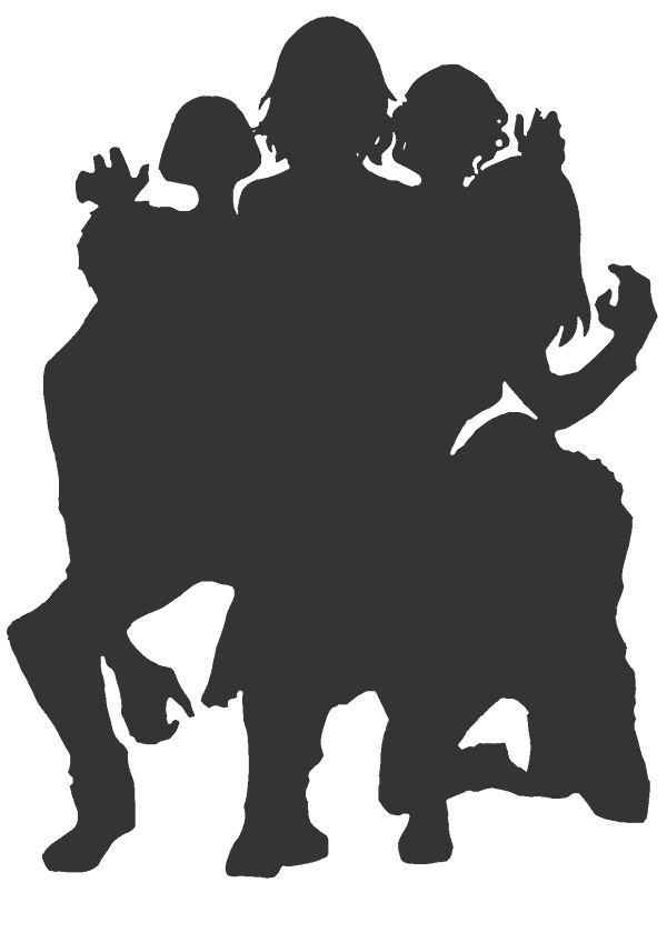 低級妖魔シルエット立ち絵7