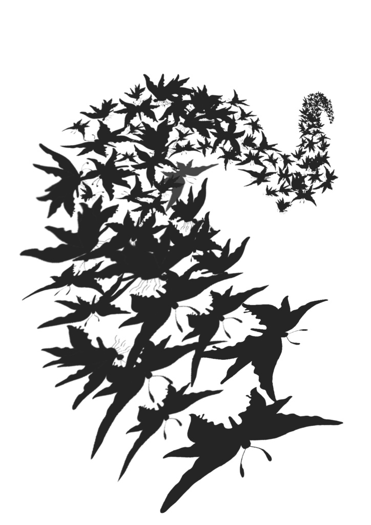 低級妖魔シルエット立ち絵11