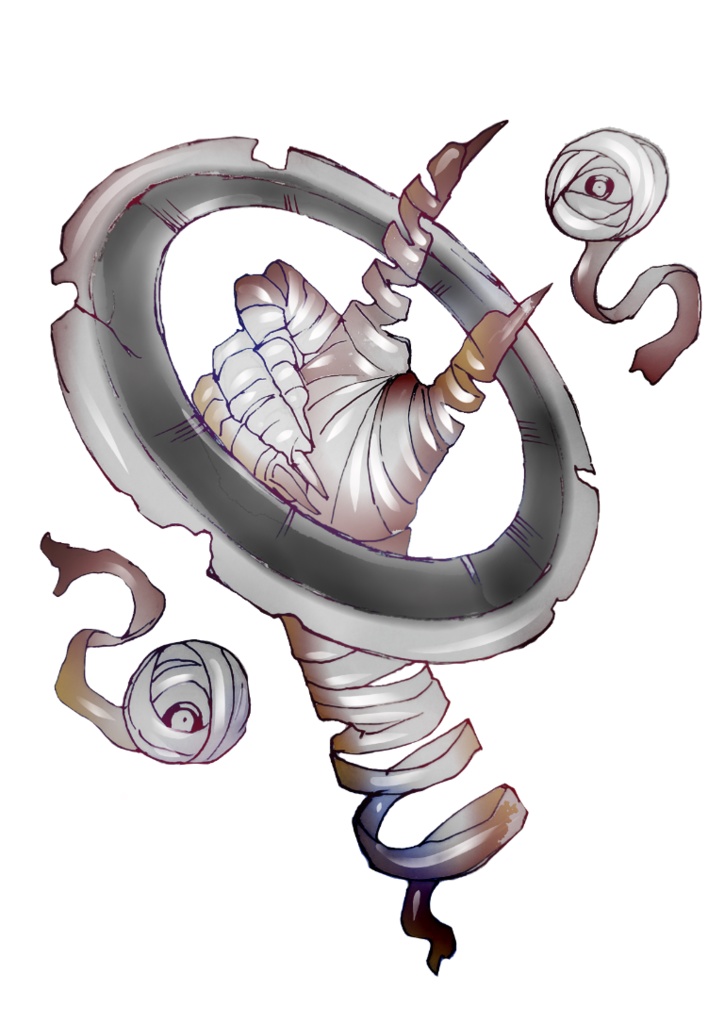 低級妖魔立ち絵14カラー・シルエット