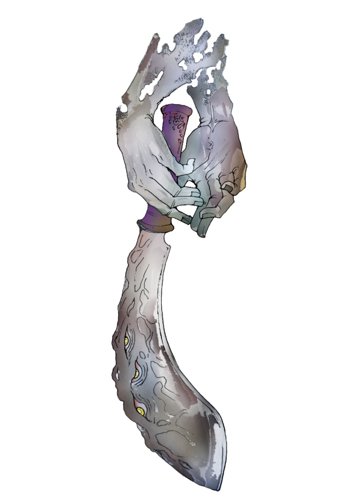 低級妖魔立ち絵14カラー・シルエット