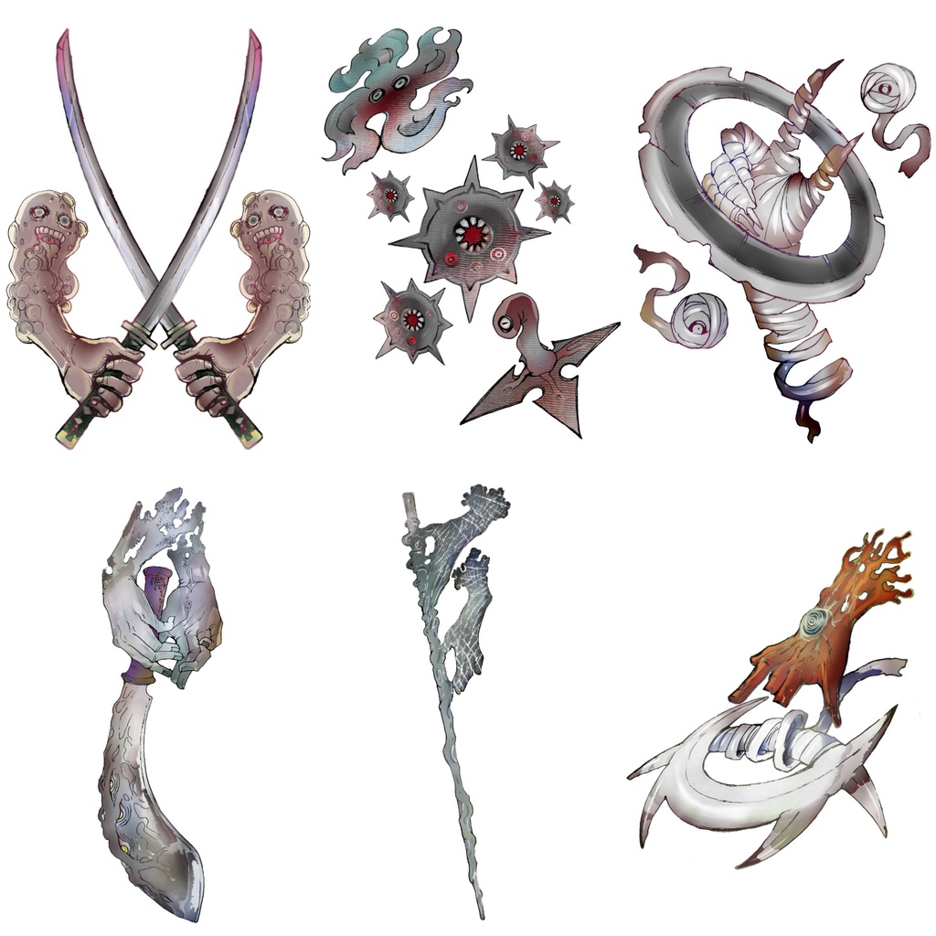 低級妖魔立ち絵まとめ