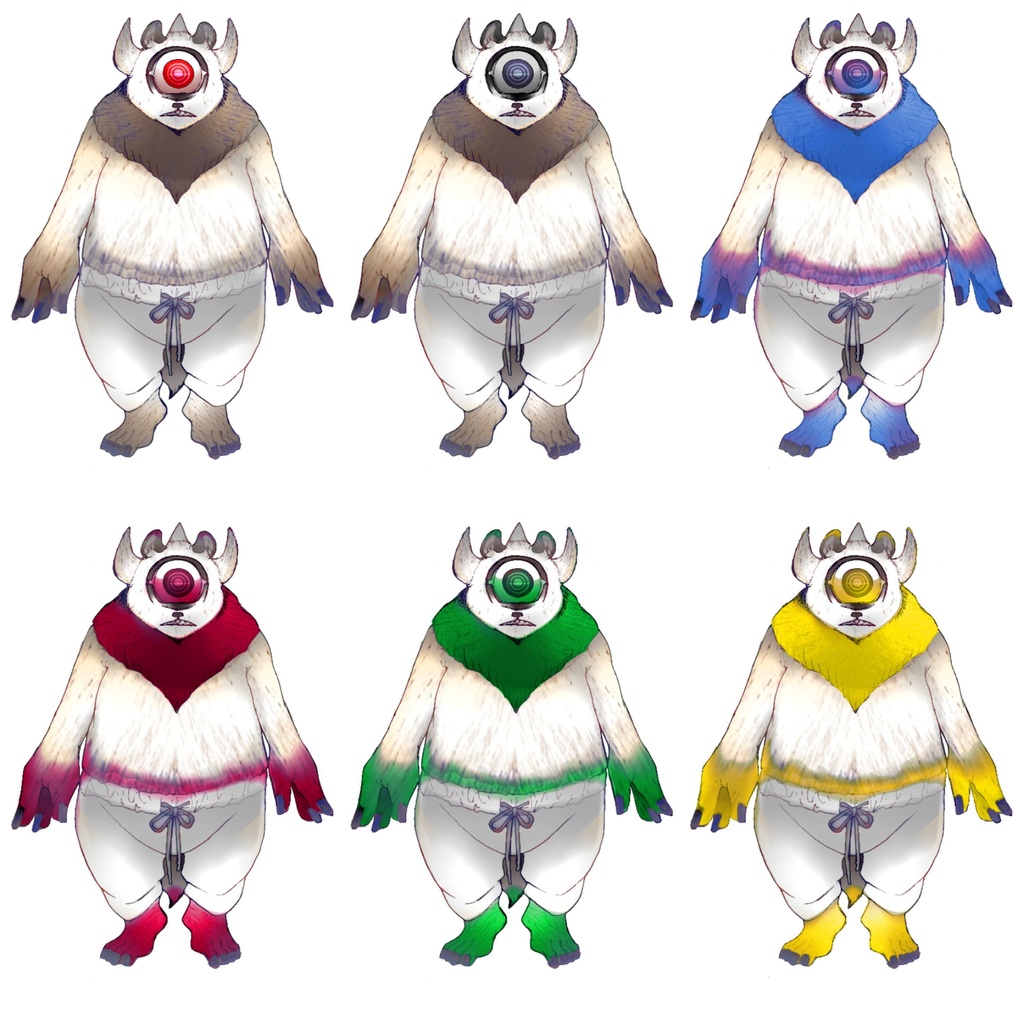 低級妖魔立ち絵まとめ