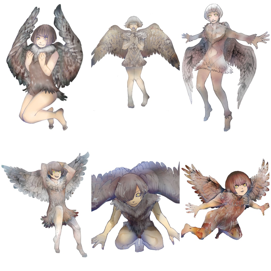 低級妖魔立ち絵まとめ