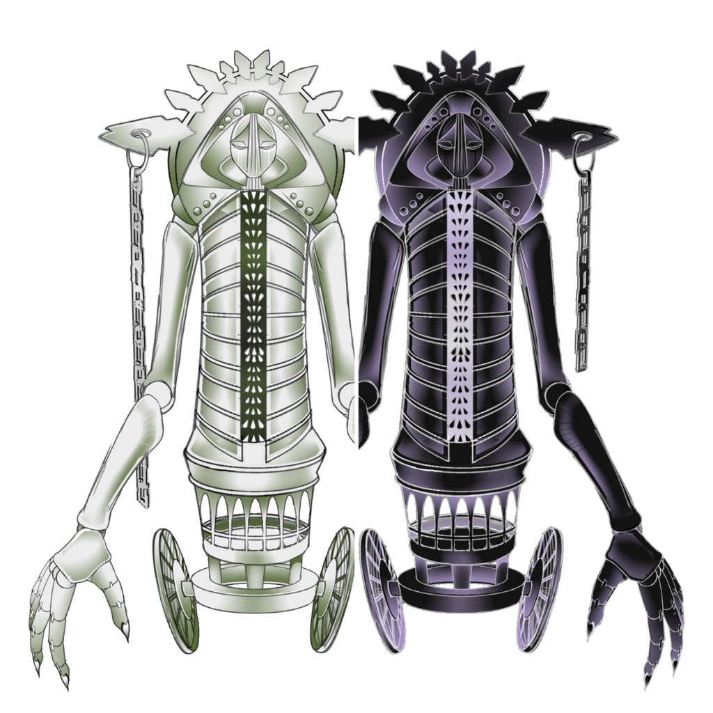 中級妖魔立ち絵・1