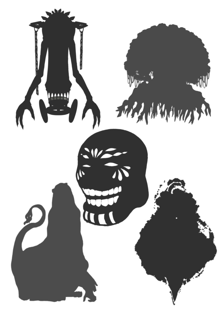 中級妖魔立ち絵・1