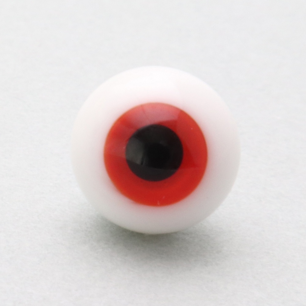 ドール用グラスアイ【HA-28(レッド)】8mm◆ローマウンテン型◆新品◆送料込み