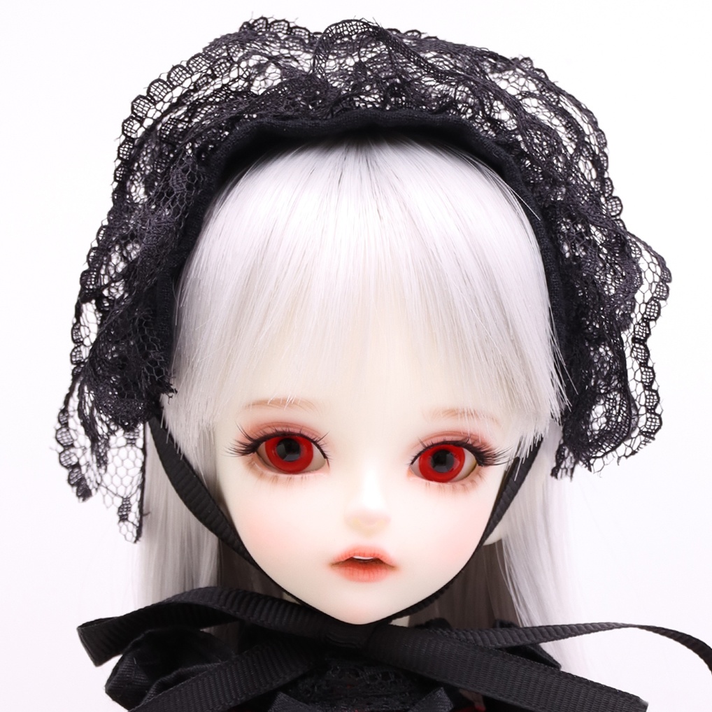 ドール用グラスアイ【HA-28(レッド)】8mm◆ローマウンテン型◆新品◆送料込み