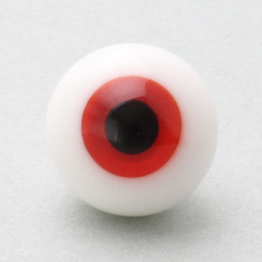 ドール用グラスアイ【HA-28(レッド)】10mm◆ローマウンテン型◆新品◆送料込み