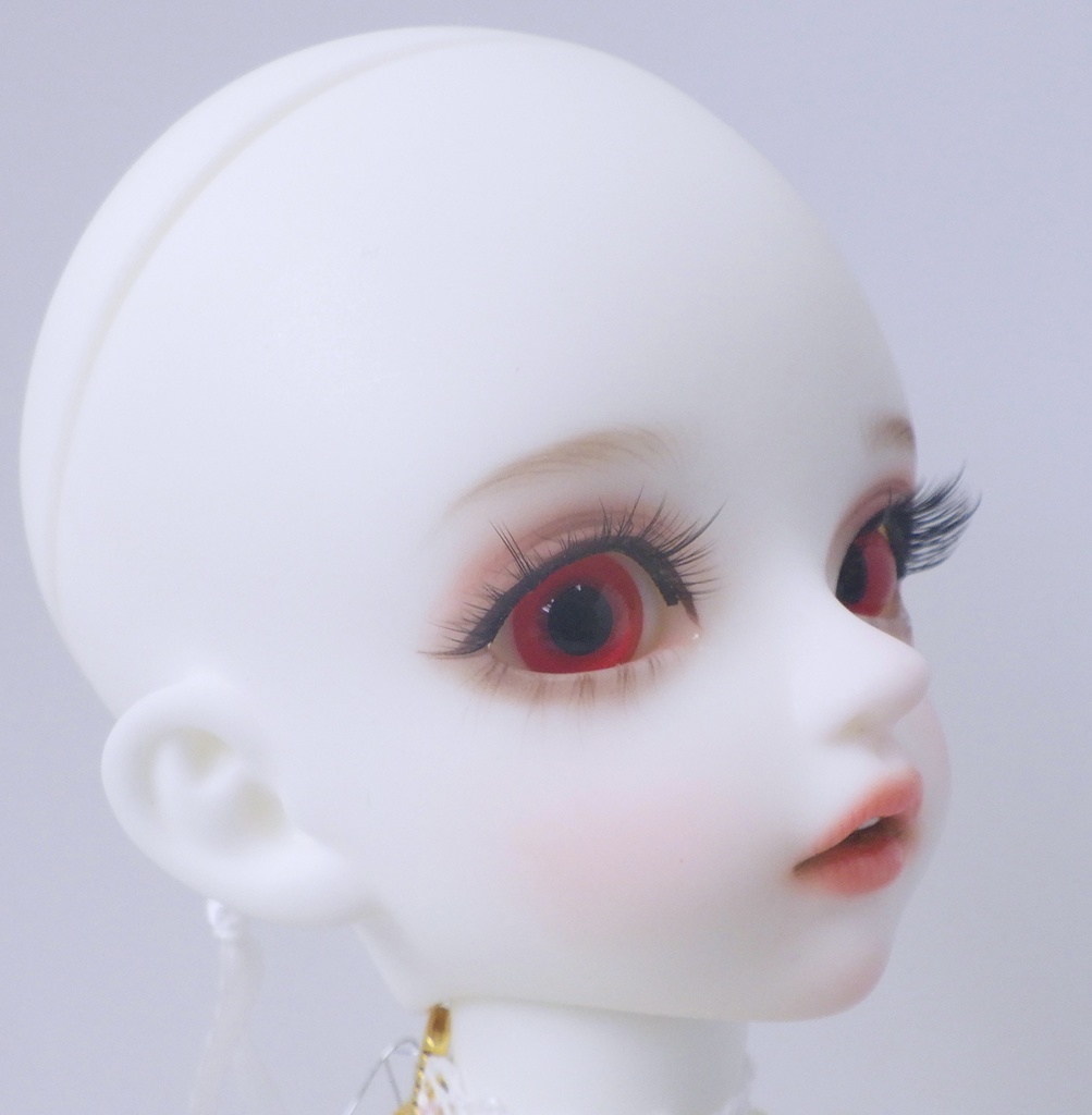 ドール用グラスアイ【HA-28(レッド)】12mm◆ローマウンテン型◆新品◆送料込み