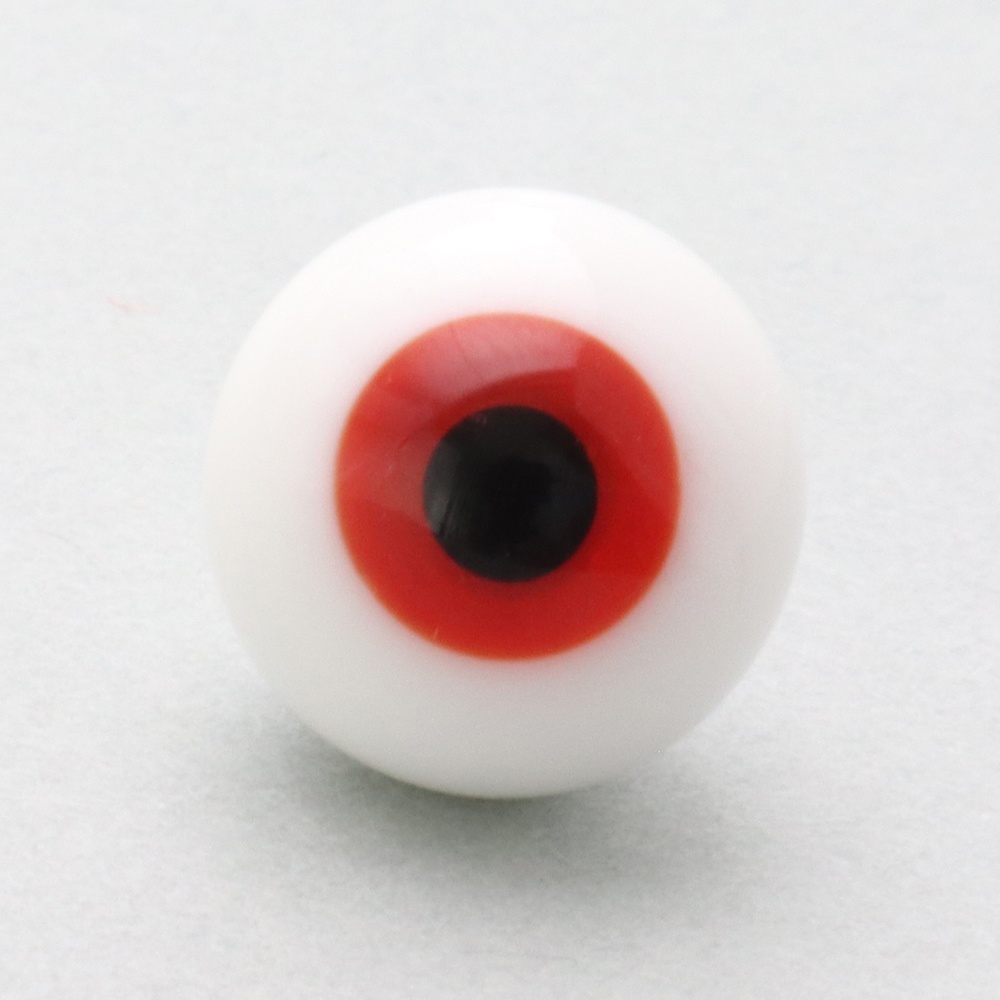ドール用グラスアイ【HA-28(レッド)】12mm◆ローマウンテン型◆新品◆送料込み