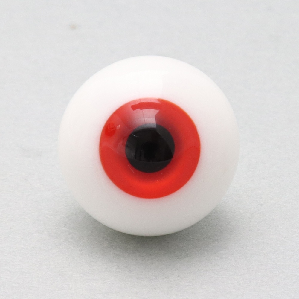 ドール用グラスアイ【HA-28(レッド)】14mm◆ハイマウンテン型◆新品◆送料込み