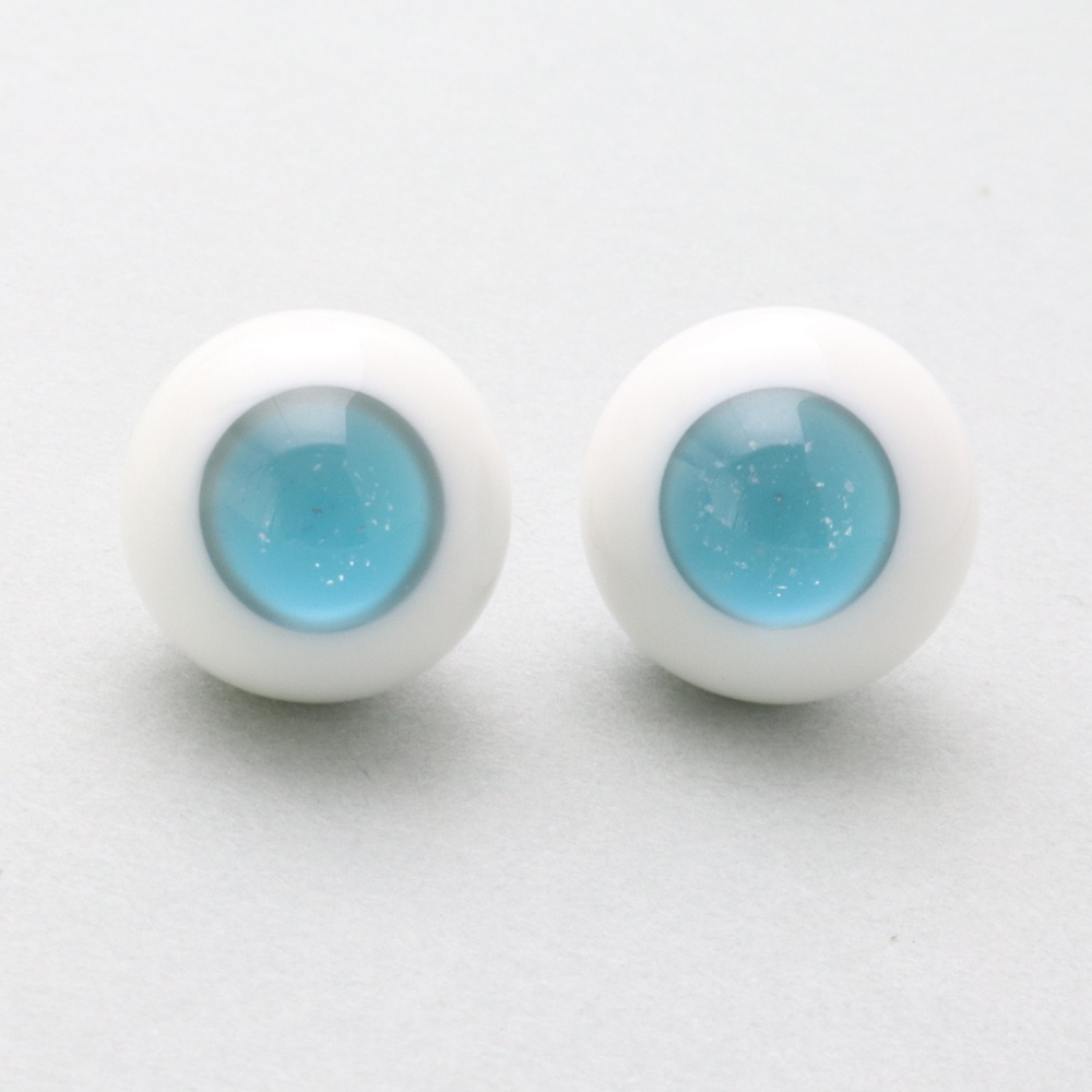 ドール用グラスアイ【HC-60B(ライトブルー)】12mm◆ハイマウンテン型◆新品◆送料込み