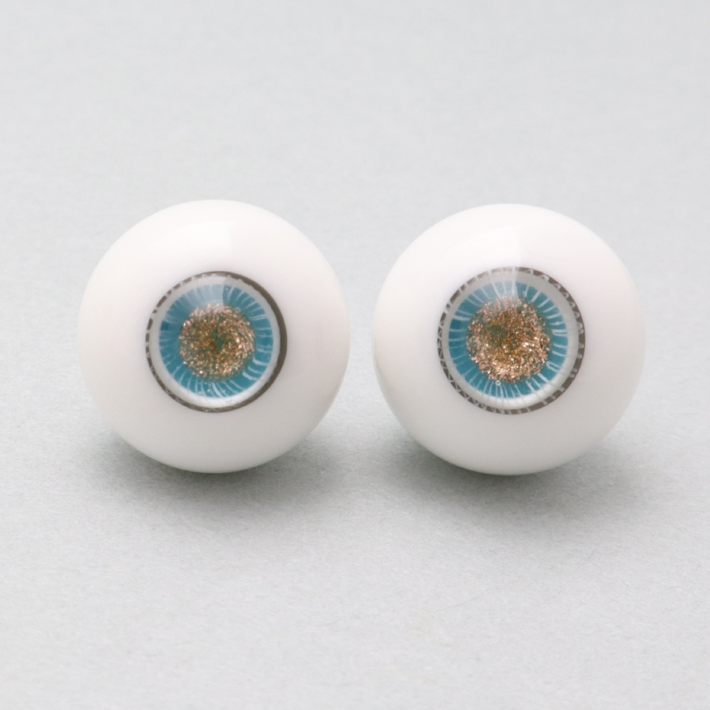 ドール用グラスアイ【L-56】14mm◆ハイマウンテン型◆新品◆送料込み