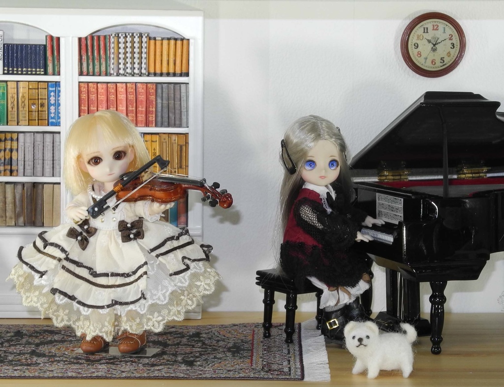 ヴァイオリンセット◆1/12◆楽器◆ハンドメイド◆送料込み◆オビツ11