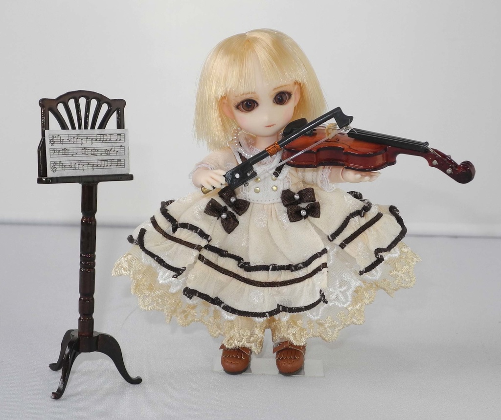 ヴァイオリンセット◆1/12◆楽器◆ハンドメイド◆送料込み◆オビツ11