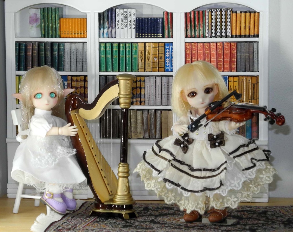 ヴァイオリンセット◆1/12◆楽器◆ハンドメイド◆送料込み◆オビツ11