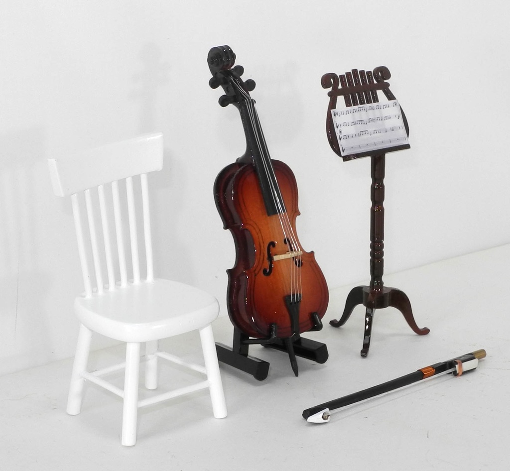 チェロセット◆1/12◆楽器◆ハンドメイド◆送料込み◆オビツ11
