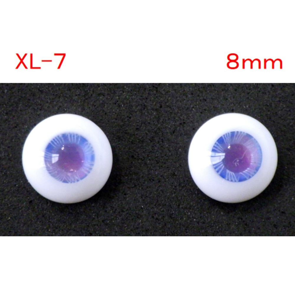 ドール用グラスアイ【XL-7】8mm◆ローマウンテン型◆新品◆送料込み