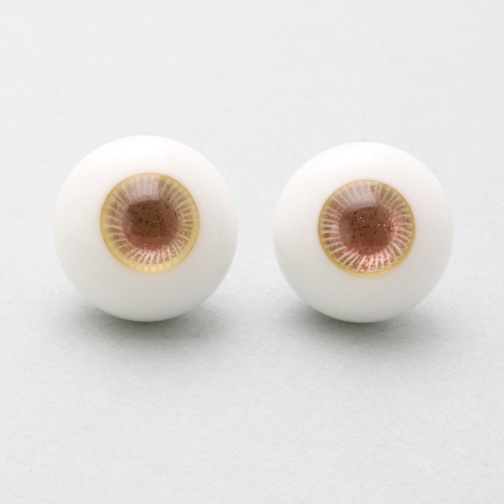 ドール用グラスアイ【新L-5】14mm◆ハイマウンテン型◆新品◆送料込み