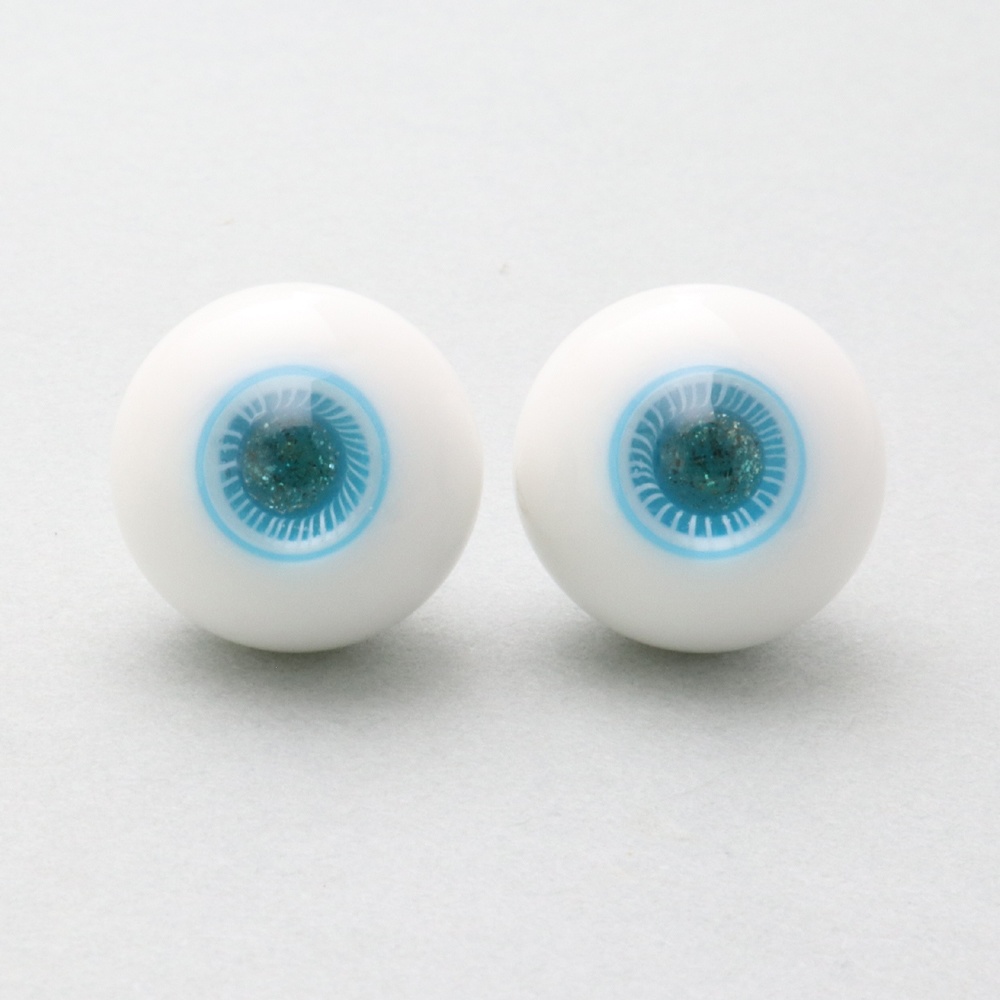 ドール用グラスアイ【新L-8】14mm◆ハイマウンテン型◆新品◆送料込み