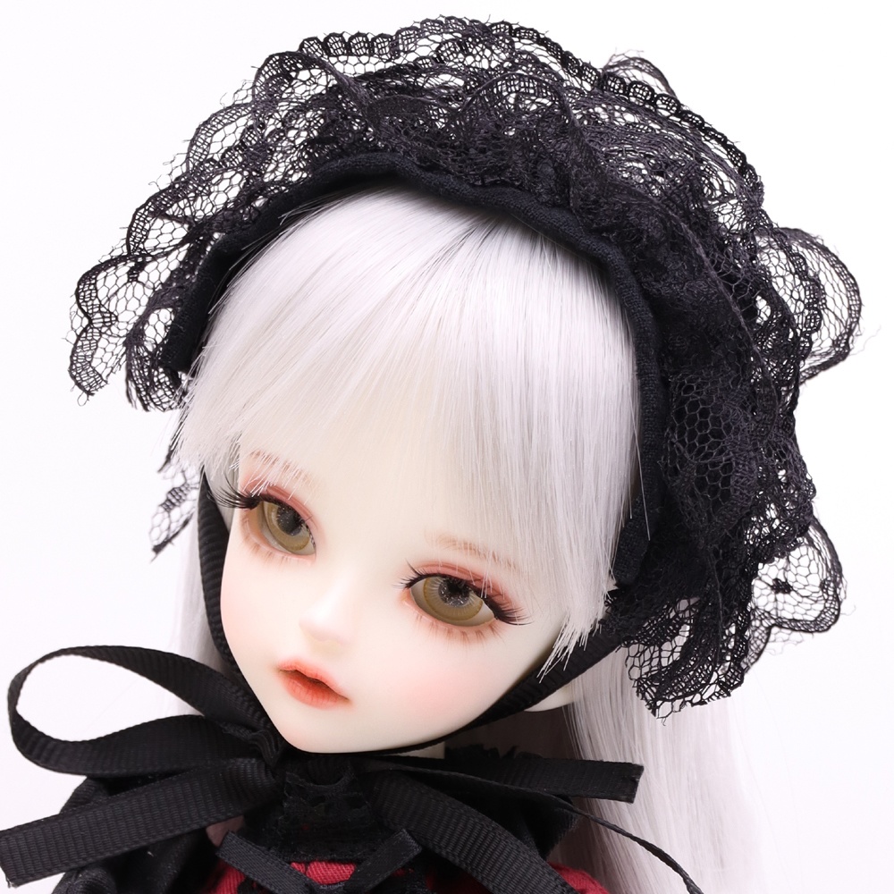 ドール用グラスアイ【黒沙L-3】14mm◆ハイマウンテン型◆新品◆送料込み